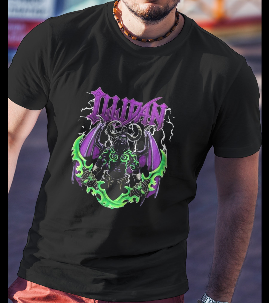 Illidan Stormrage Blizzard World Of Warcraft Iconic Demon Hunter T-Shirt
