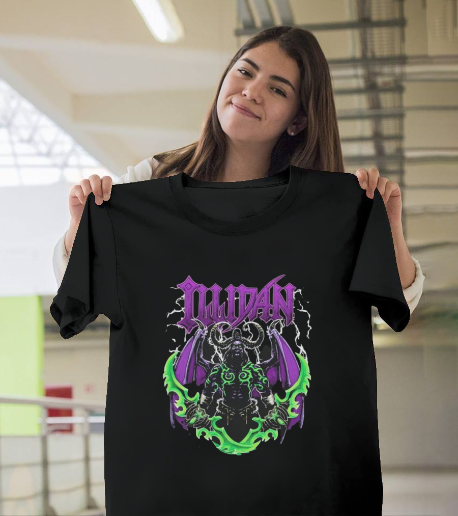 Illidan Stormrage Blizzard World Of Warcraft Iconic Demon Hunter T-Shirt