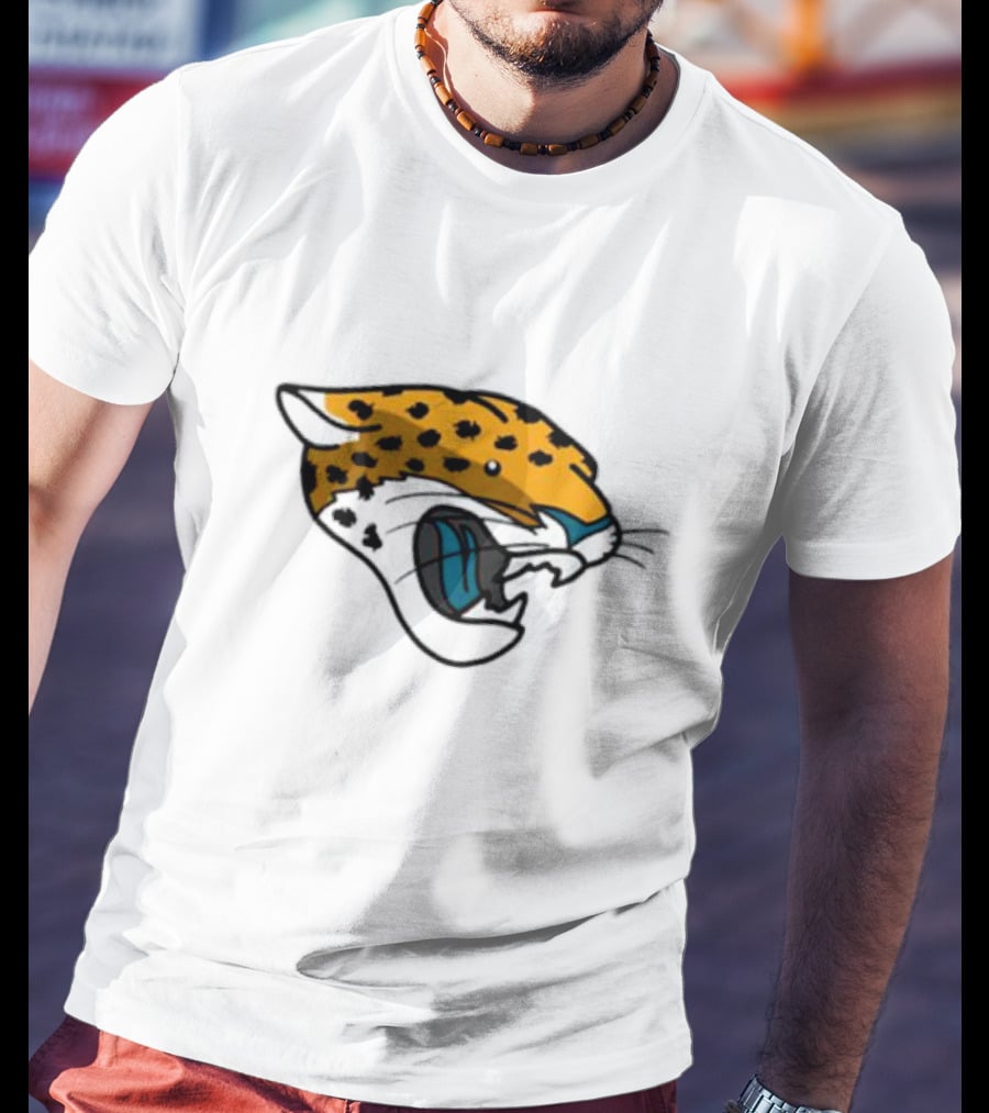 Jacksonville Jaguars Corndoggylol Jaguar Head T-Shirt