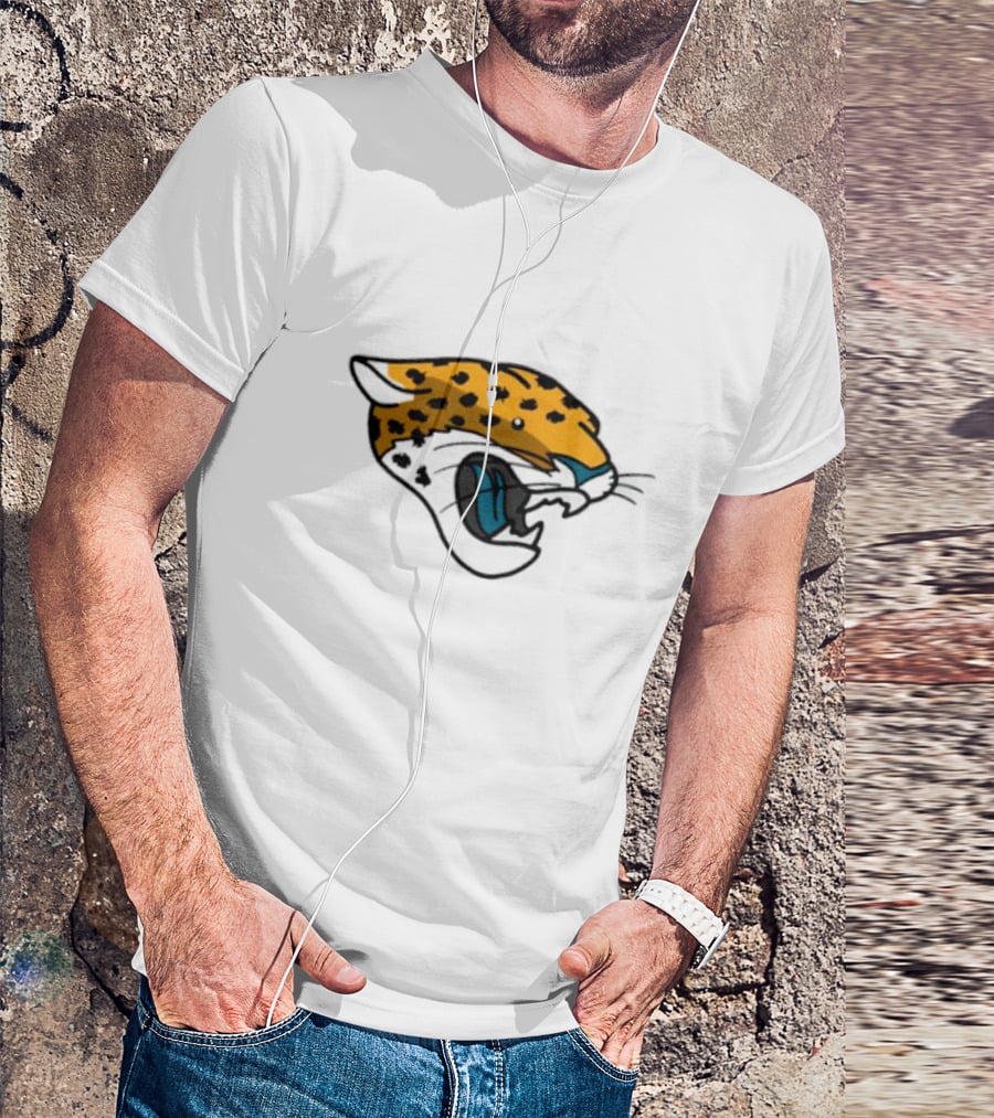 Jacksonville Jaguars Corndoggylol Jaguar Head T-Shirt