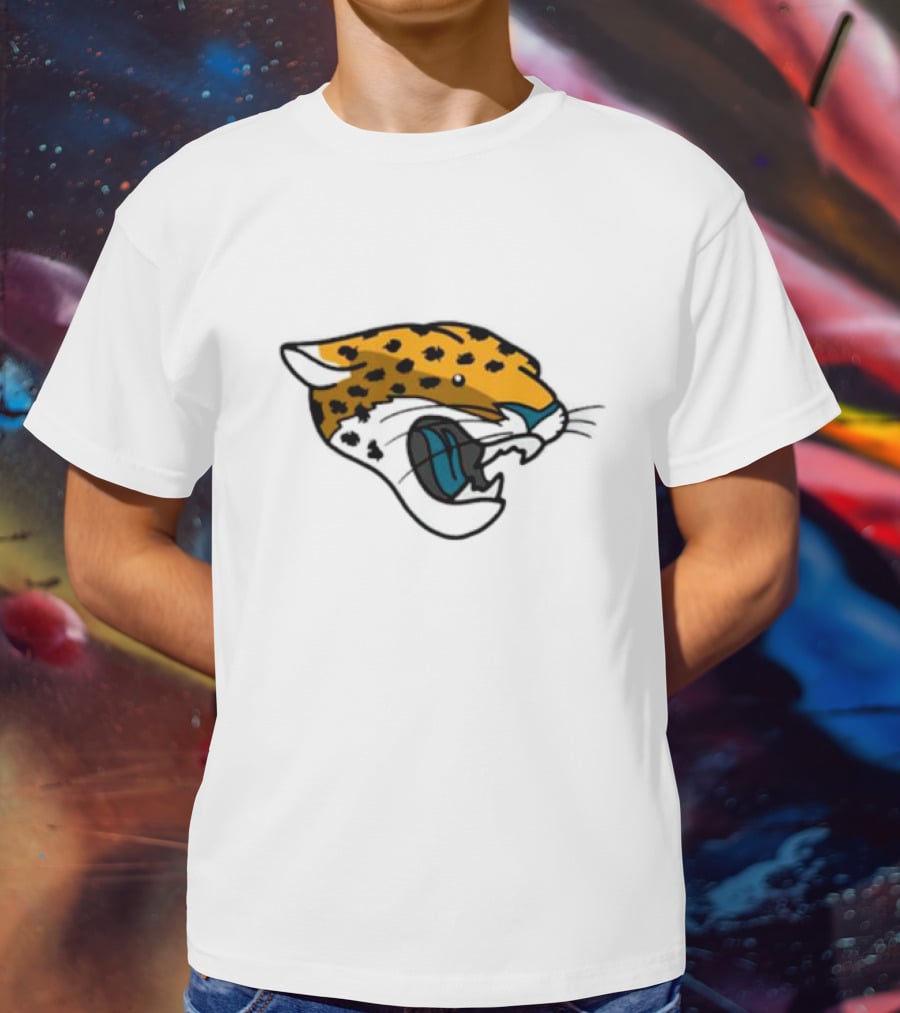 Jacksonville Jaguars Corndoggylol Jaguar Head T-Shirt