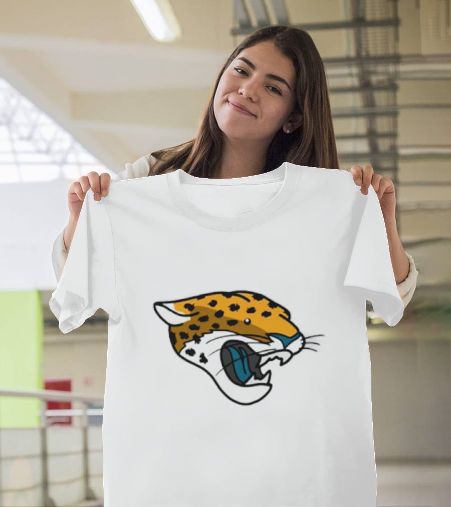 Jacksonville Jaguars Corndoggylol Jaguar Head T-Shirt
