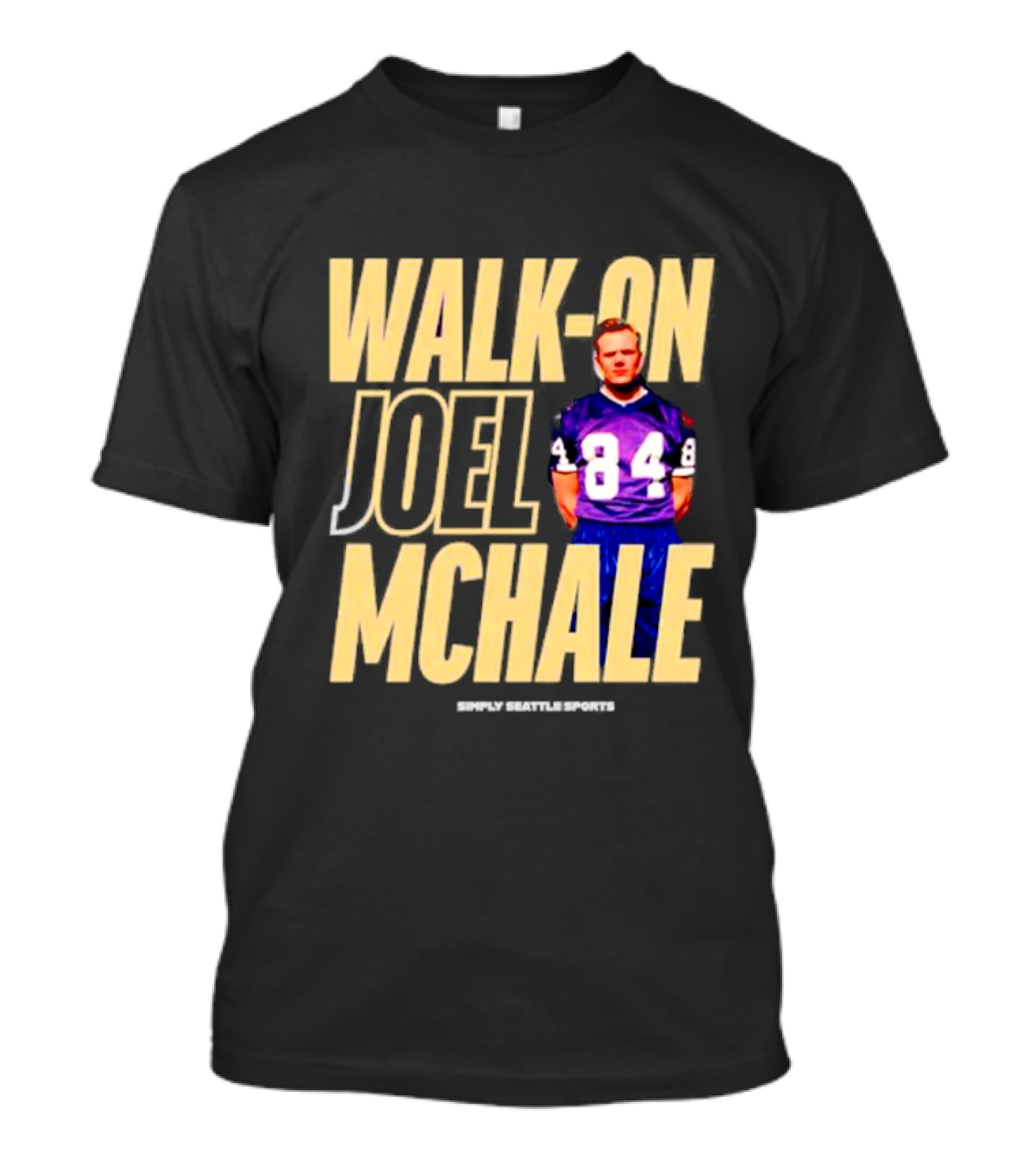 Simply Seattle Sports Joel McHale Walk-On 84 Jersey T-Shirt