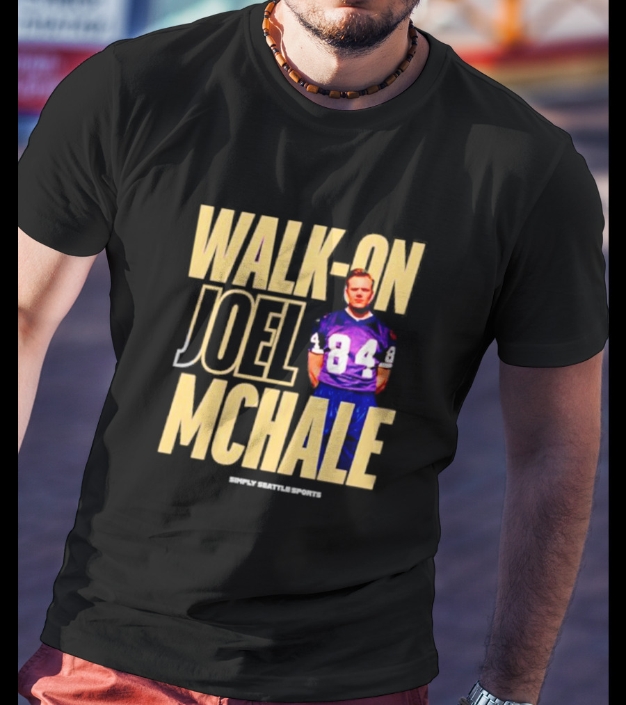 Simply Seattle Sports Joel McHale Walk-On 84 Jersey T-Shirt