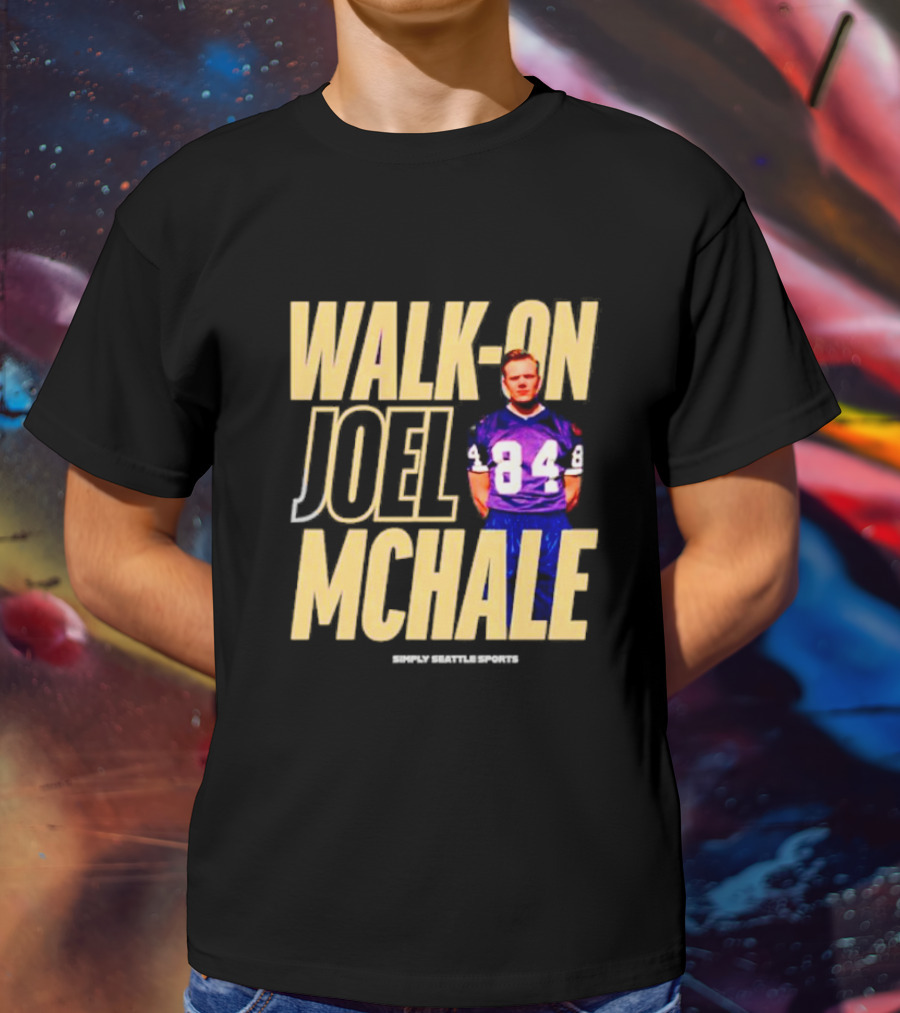 Simply Seattle Sports Joel McHale Walk-On 84 Jersey T-Shirt