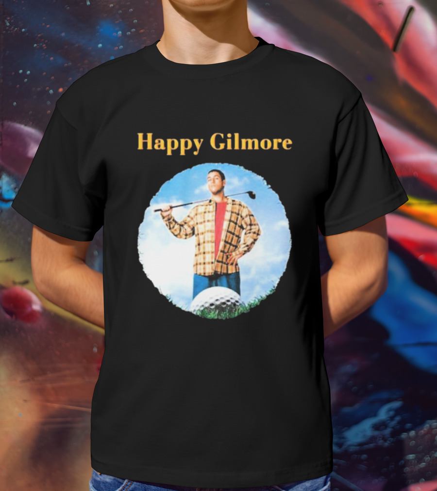 Happy Gilmore Golf Classic Plaid Shirt Pose T-Shirt