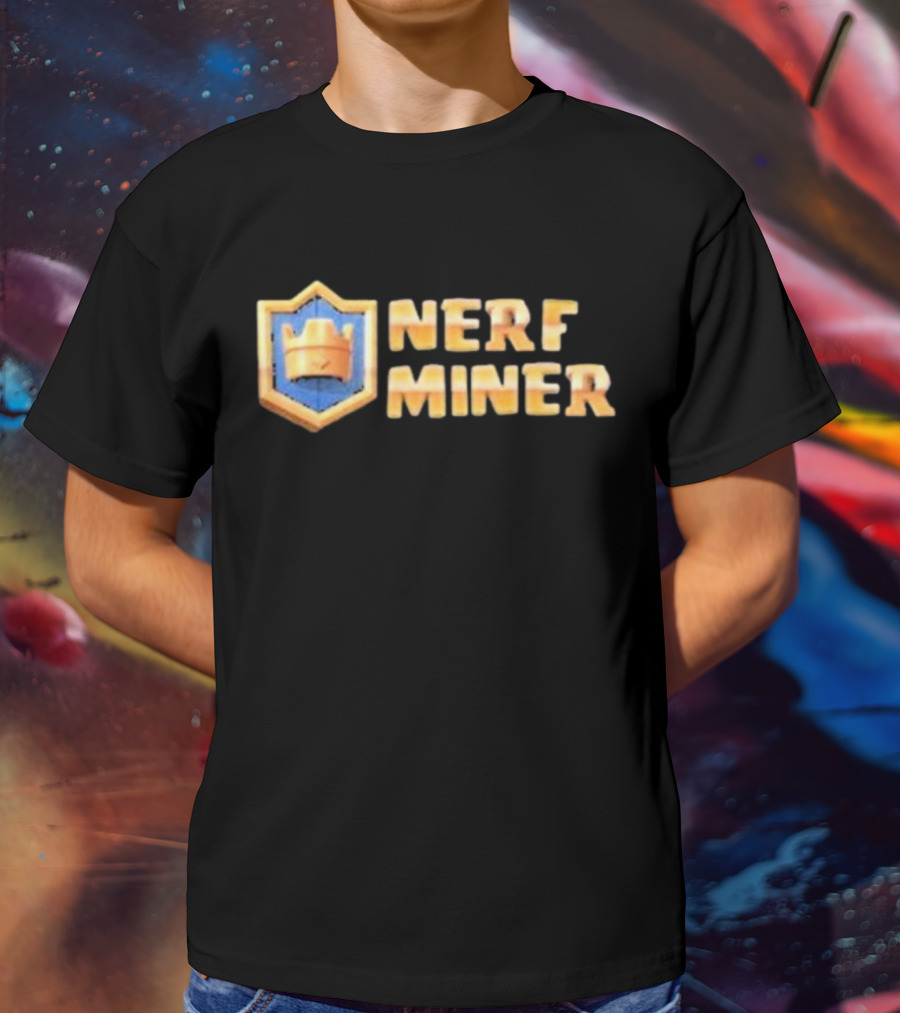 Nerf Miner Clash Royale Shield Emblem T-Shirt