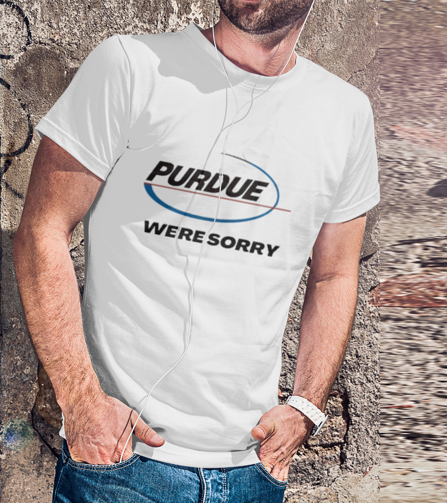 Purdue Pharma We're Sorry Opioid Crisis Apology T-Shirt