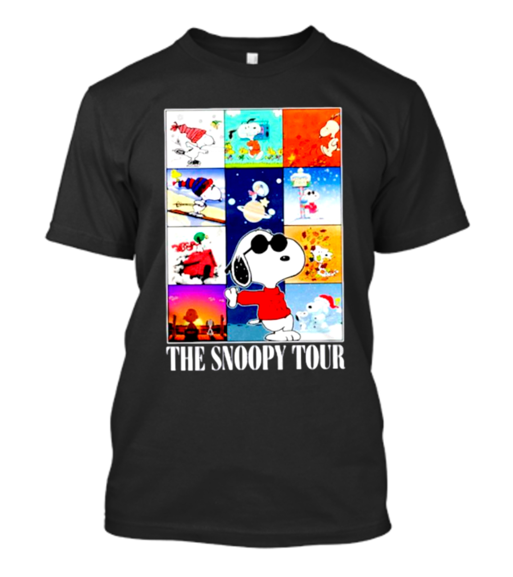 Peanuts Snoopy Autumn Seasons Tour T-Shirt
