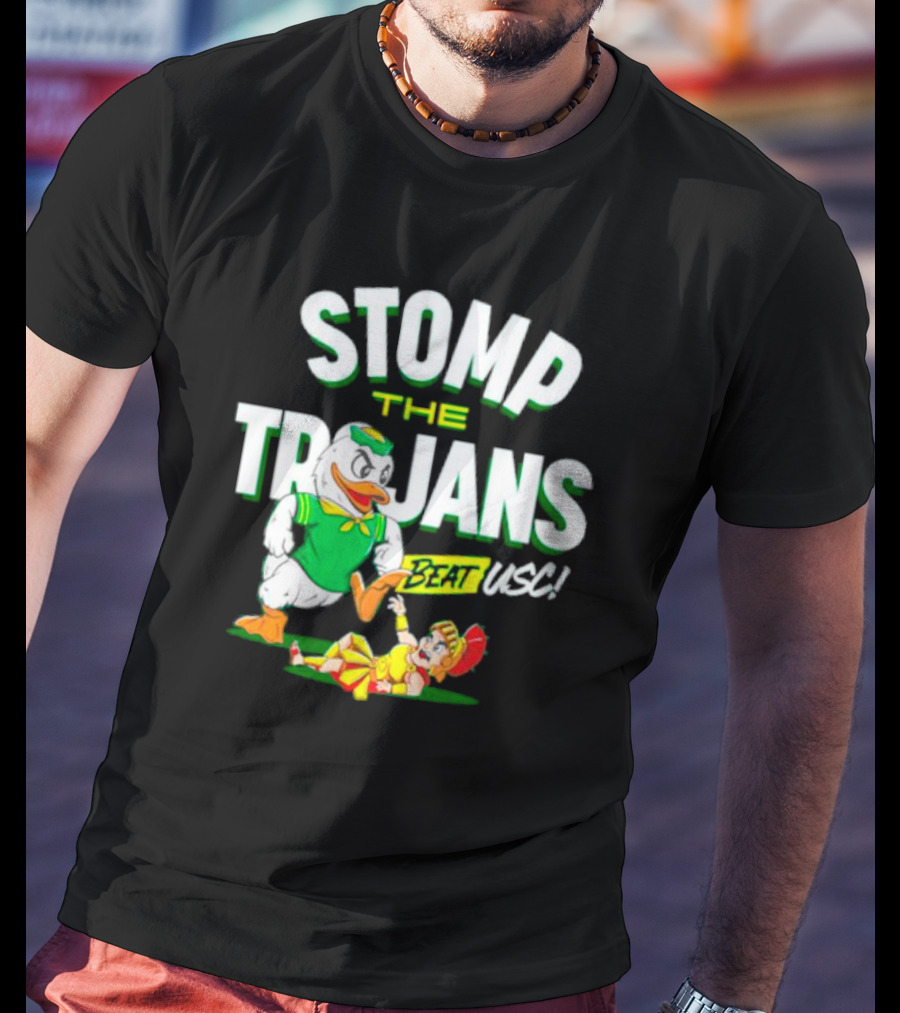 Oregon Ducks Stomp The Trojans Beat USC Victory T-Shirt
