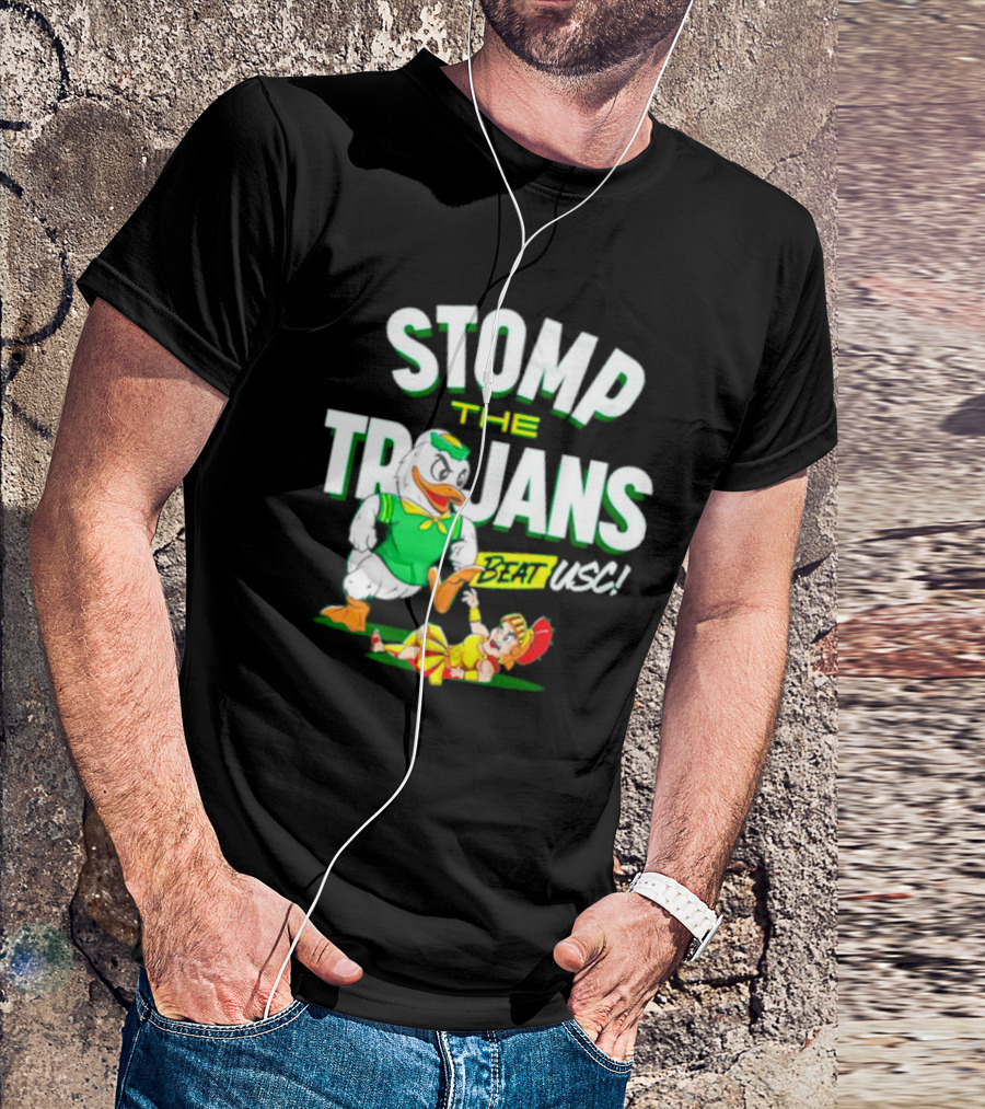 Oregon Ducks Stomp The Trojans Beat USC Victory T-Shirt