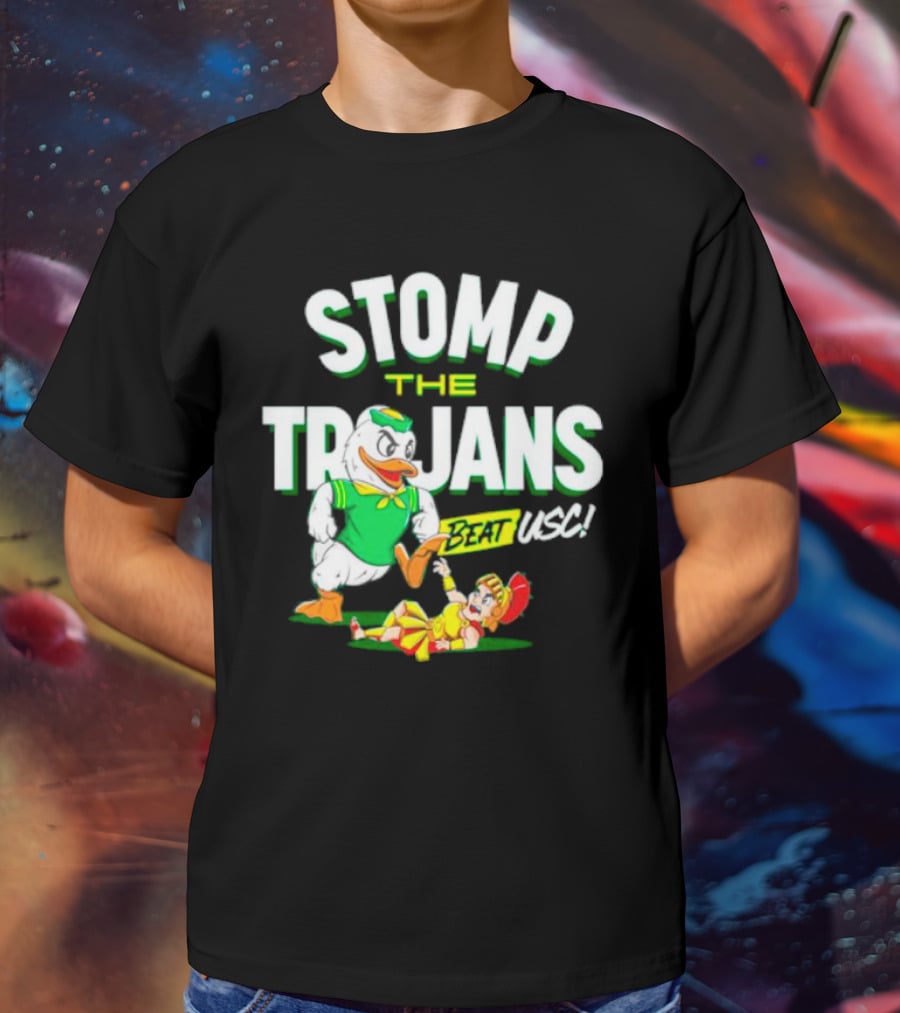 Oregon Ducks Stomp The Trojans Beat USC Victory T-Shirt