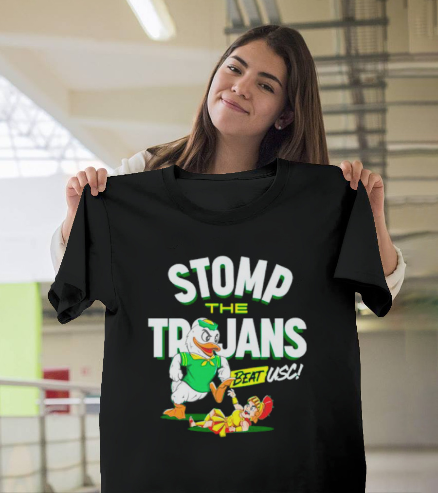 Oregon Ducks Stomp The Trojans Beat USC Victory T-Shirt