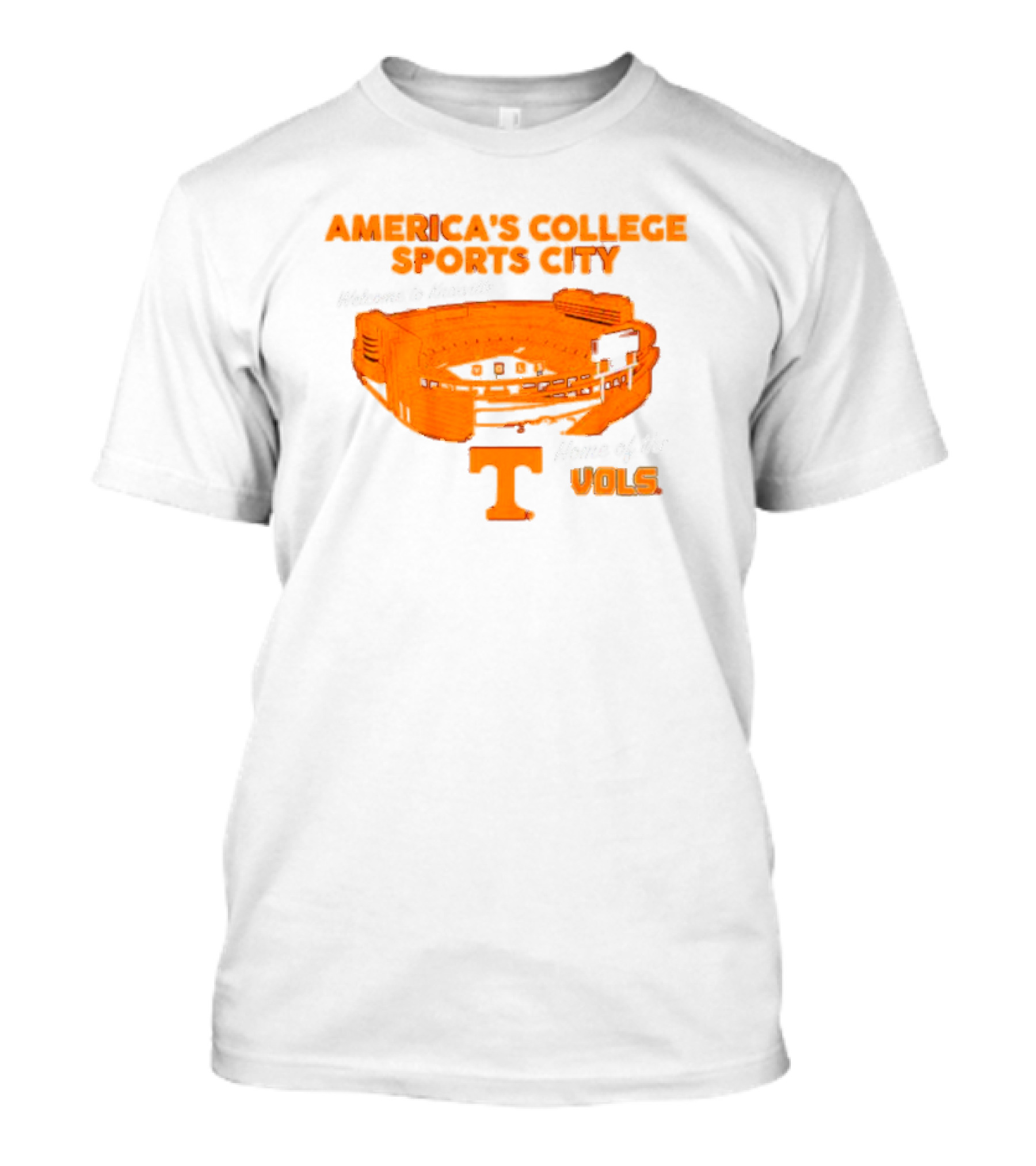 America’s College Sports City Neyland Stadium Tennessee Volunteers Home Of The Vols T-Shirt