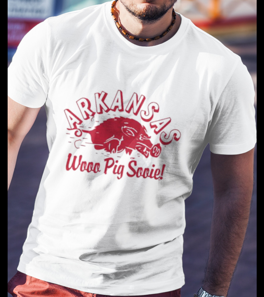 Arkansas Football Wooo Pig Sooie T-Shirt