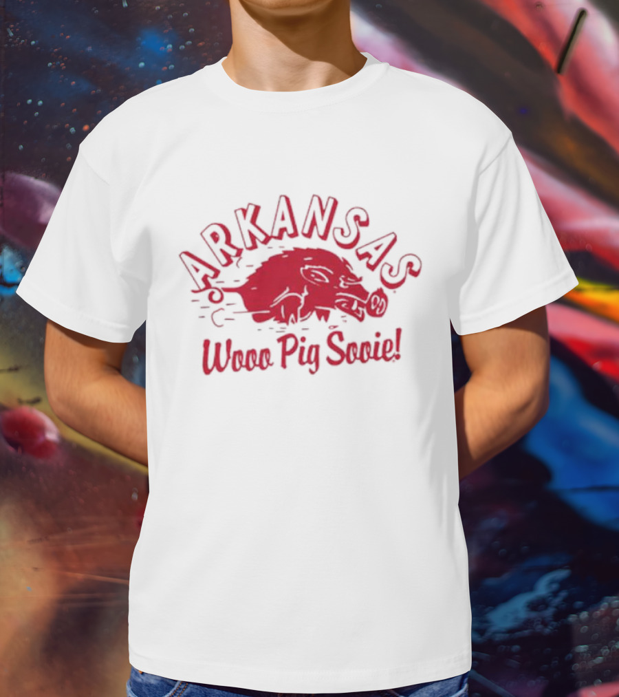 Arkansas Football Wooo Pig Sooie T-Shirt