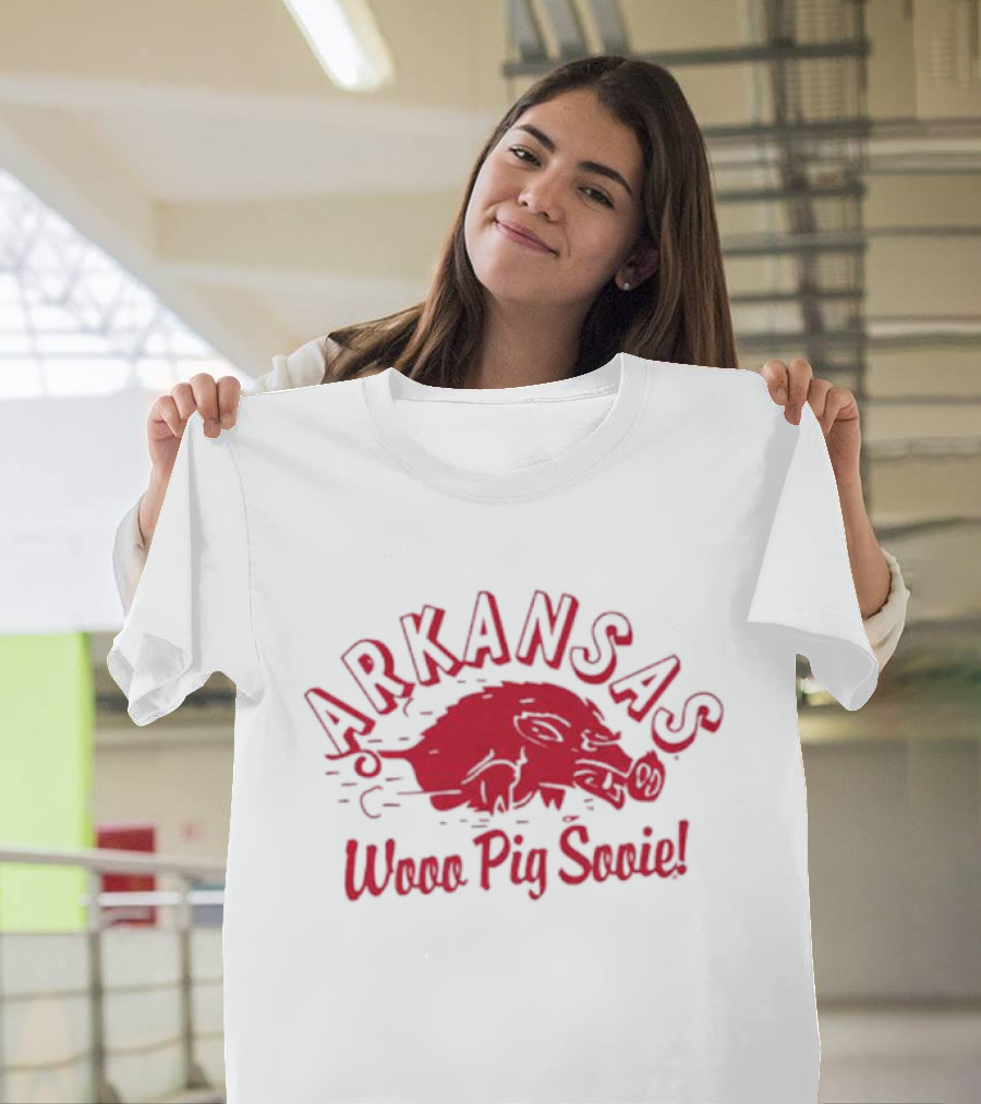 Arkansas Football Wooo Pig Sooie T-Shirt