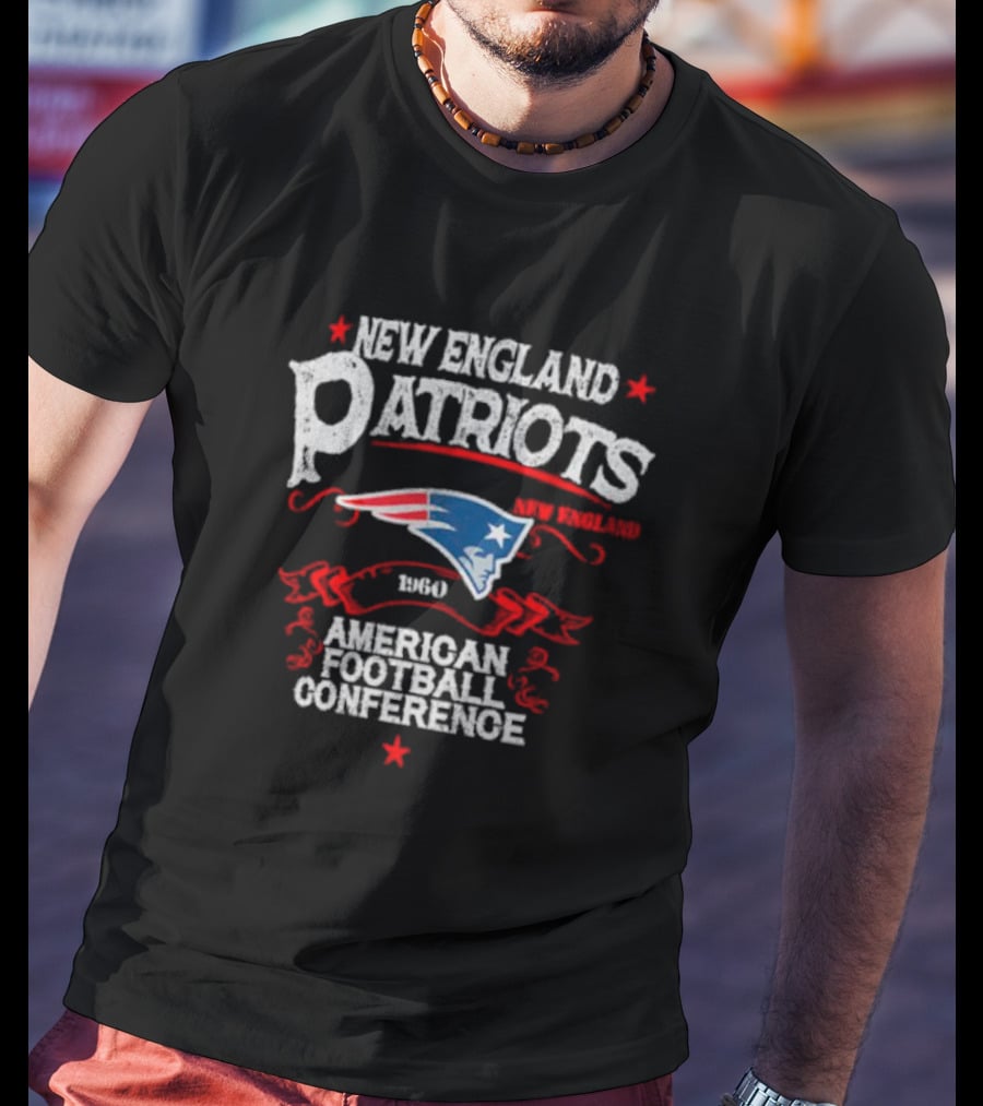 New England Patriots 1960 American Football Conference T-Shirt