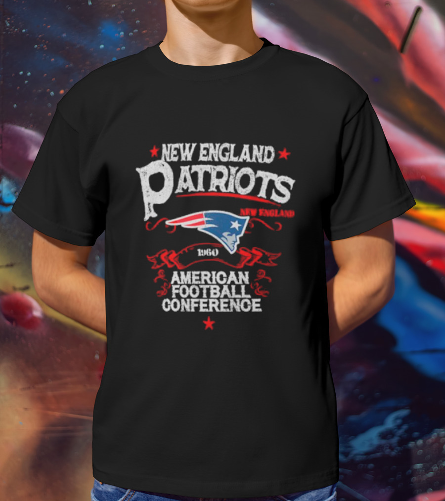 New England Patriots 1960 American Football Conference T-Shirt
