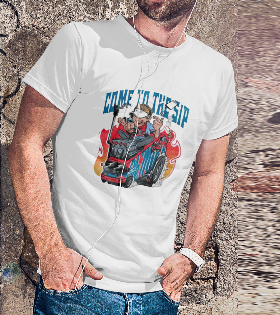 Come To The Sip Ole Miss Rebels All Aboard The Lane Train T-Shirt