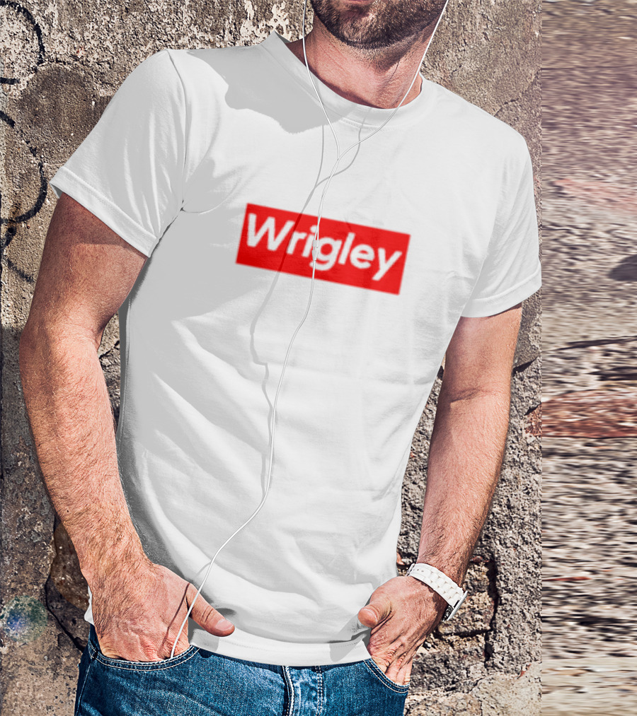 Wrigley Classic Logo Red White T-Shirt