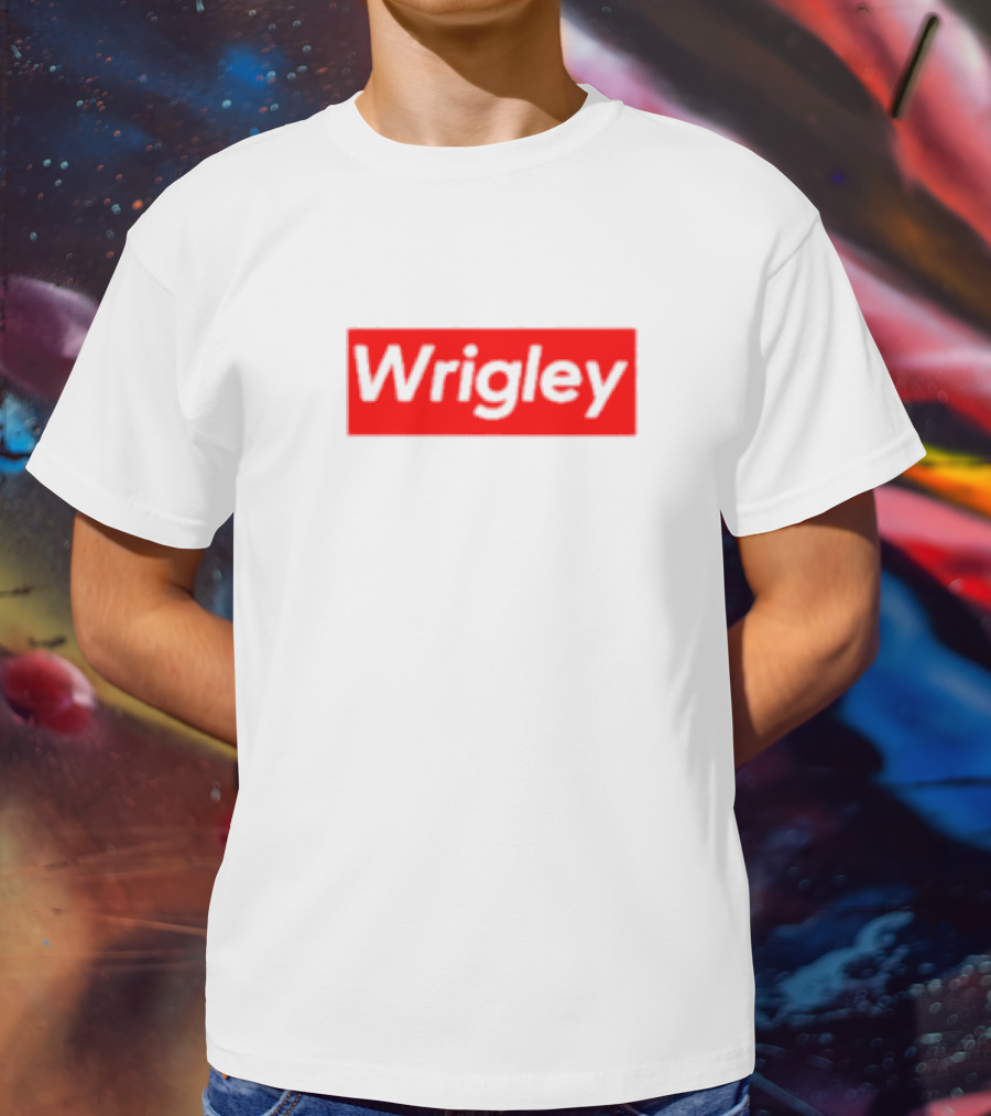 Wrigley Classic Logo Red White T-Shirt