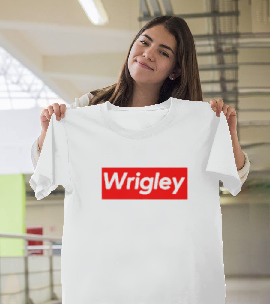Wrigley Classic Logo Red White T-Shirt