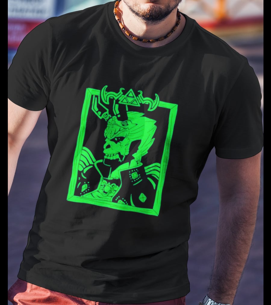 Glow In The Dark Ganondorf Triforce Frame T-Shirt
