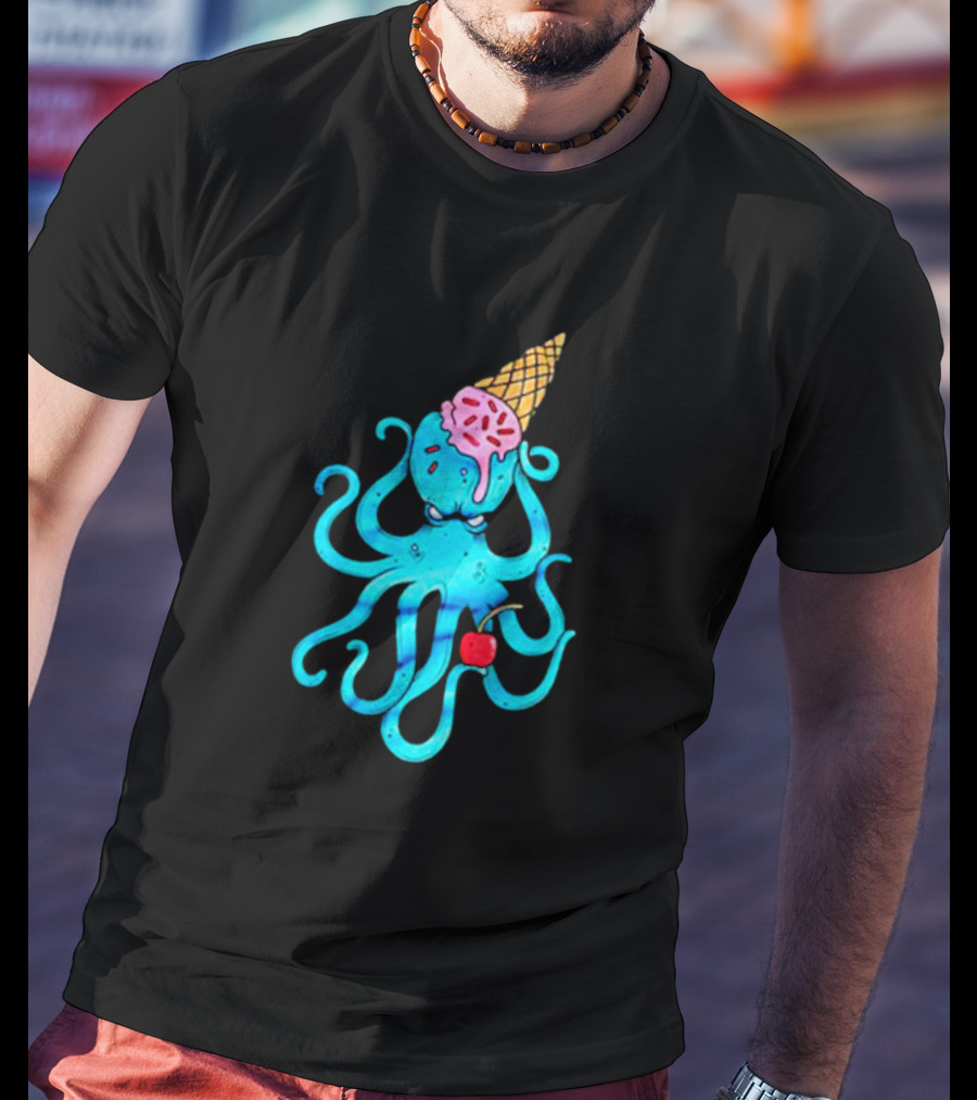 Mark Hoppus HMNIM Ice Cream Cone Octopus T-Shirt