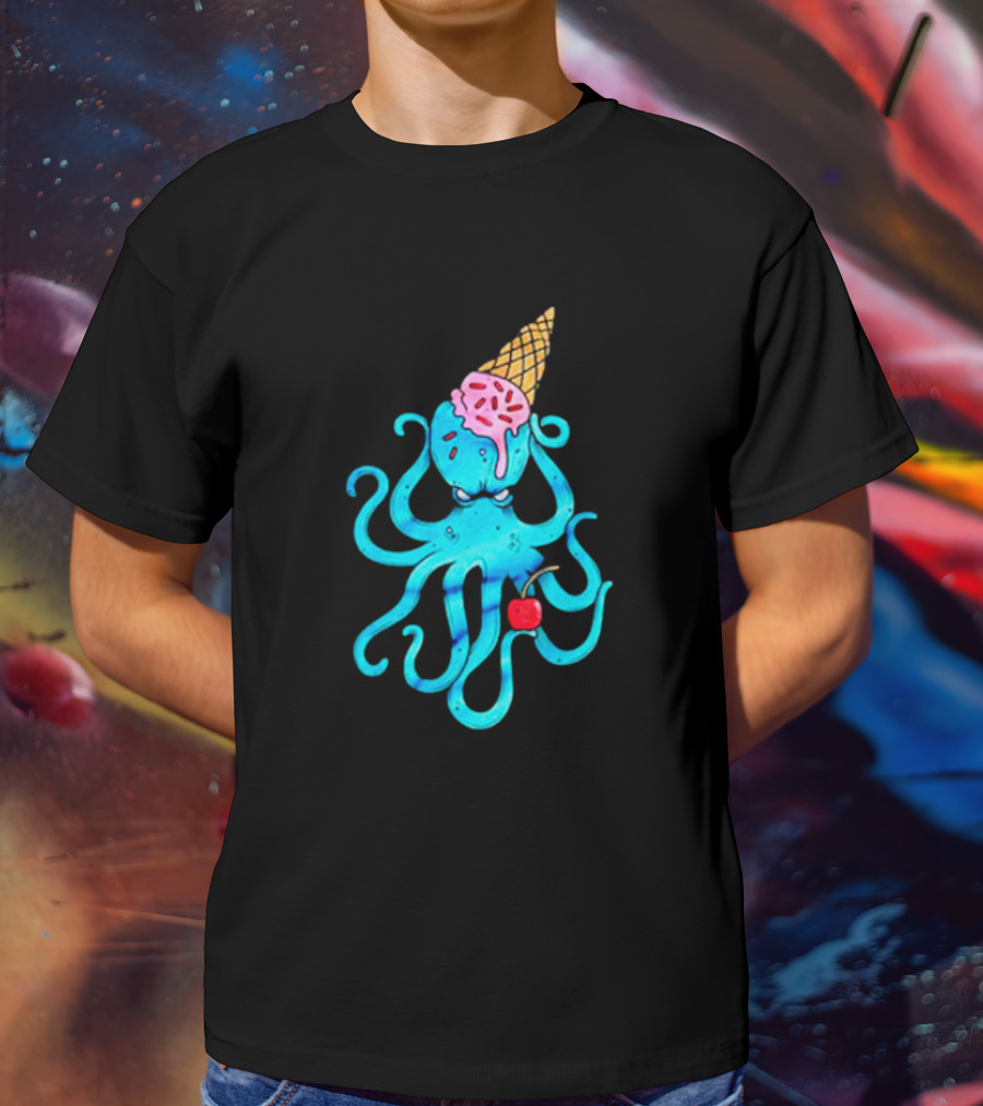 Mark Hoppus HMNIM Ice Cream Cone Octopus T-Shirt