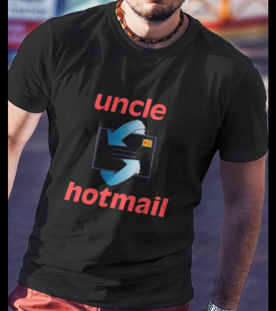 Uncle Hotmail DZ Iconic Email Nostalgia T-Shirt