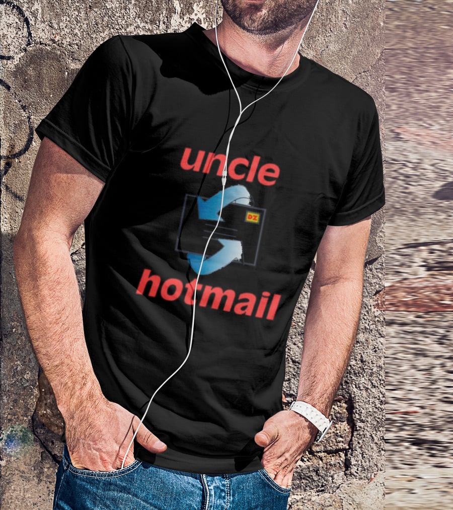 Uncle Hotmail DZ Iconic Email Nostalgia T-Shirt