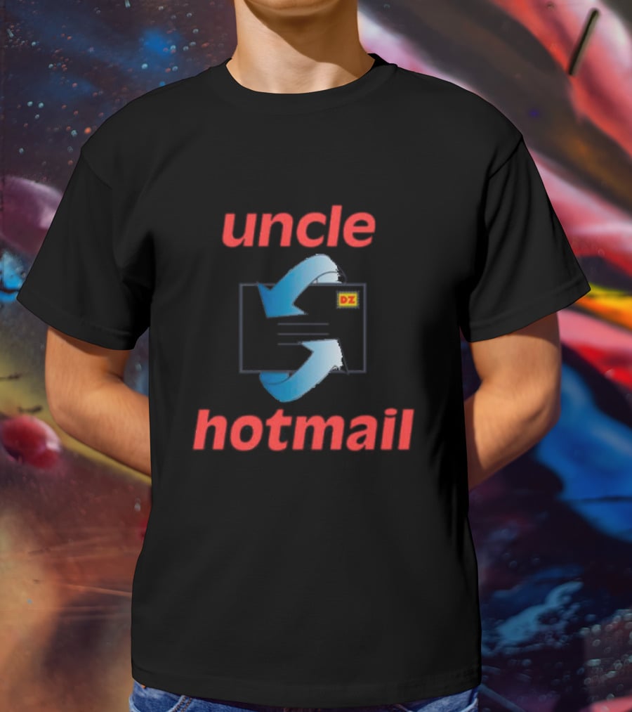 Uncle Hotmail DZ Iconic Email Nostalgia T-Shirt