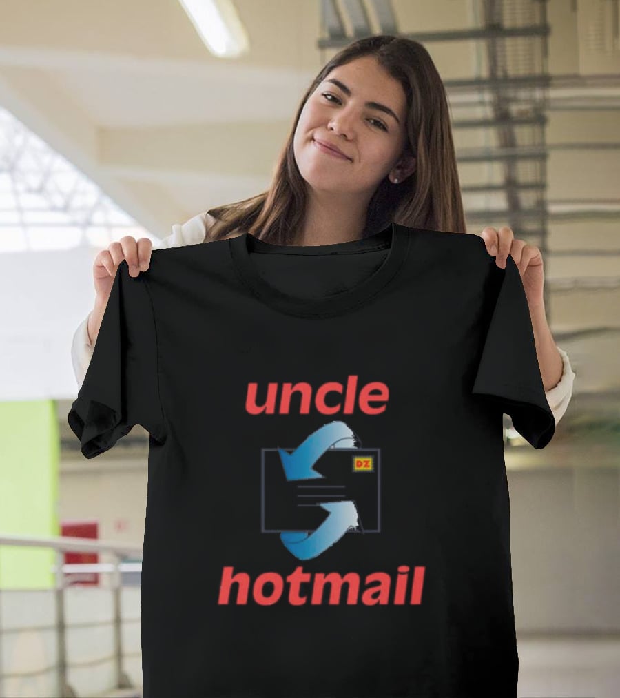Uncle Hotmail DZ Iconic Email Nostalgia T-Shirt