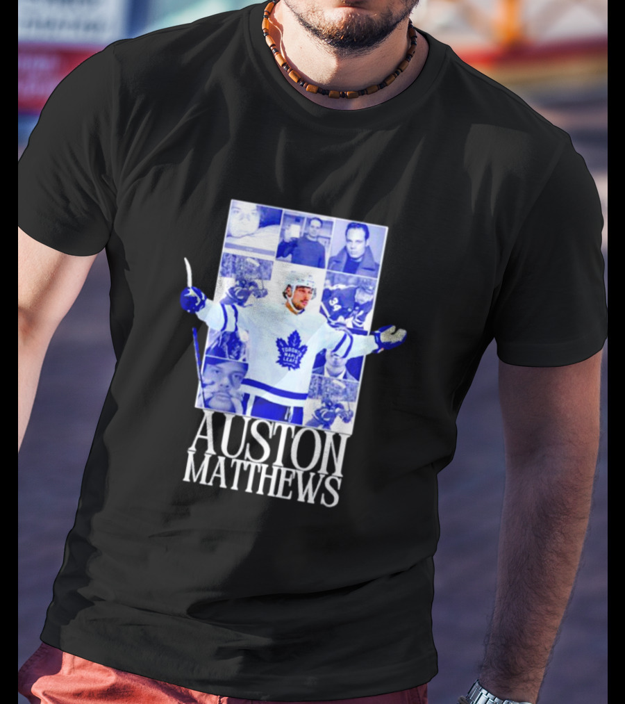 Auston Matthews Toronto Maple Leafs Eras Tour T-Shirt
