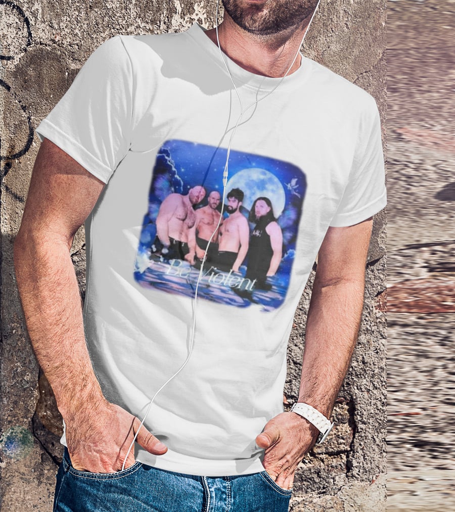 Be Violent Claudio Castagnoli And Friends Moonlight Fantasy T-Shirt