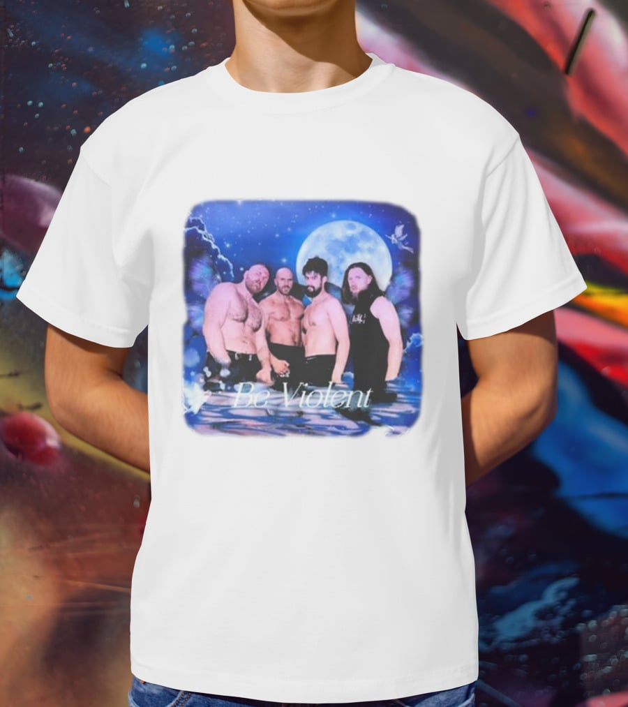 Be Violent Claudio Castagnoli And Friends Moonlight Fantasy T-Shirt