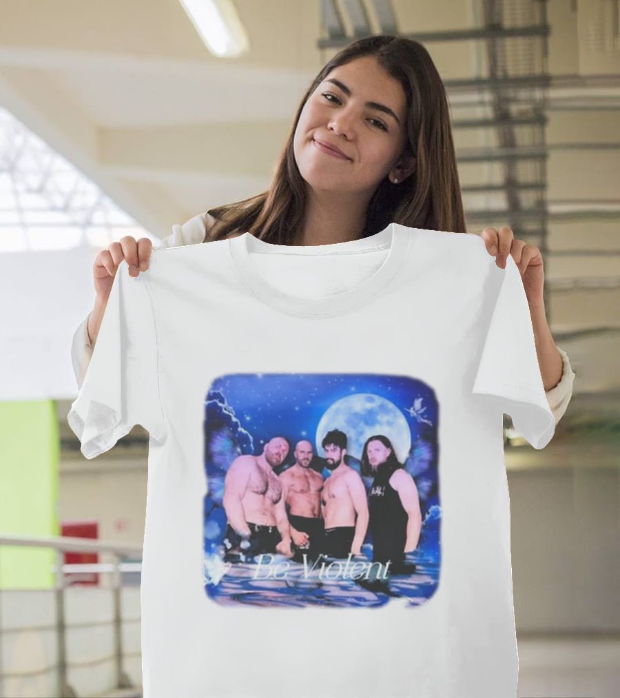 Be Violent Claudio Castagnoli And Friends Moonlight Fantasy T-Shirt