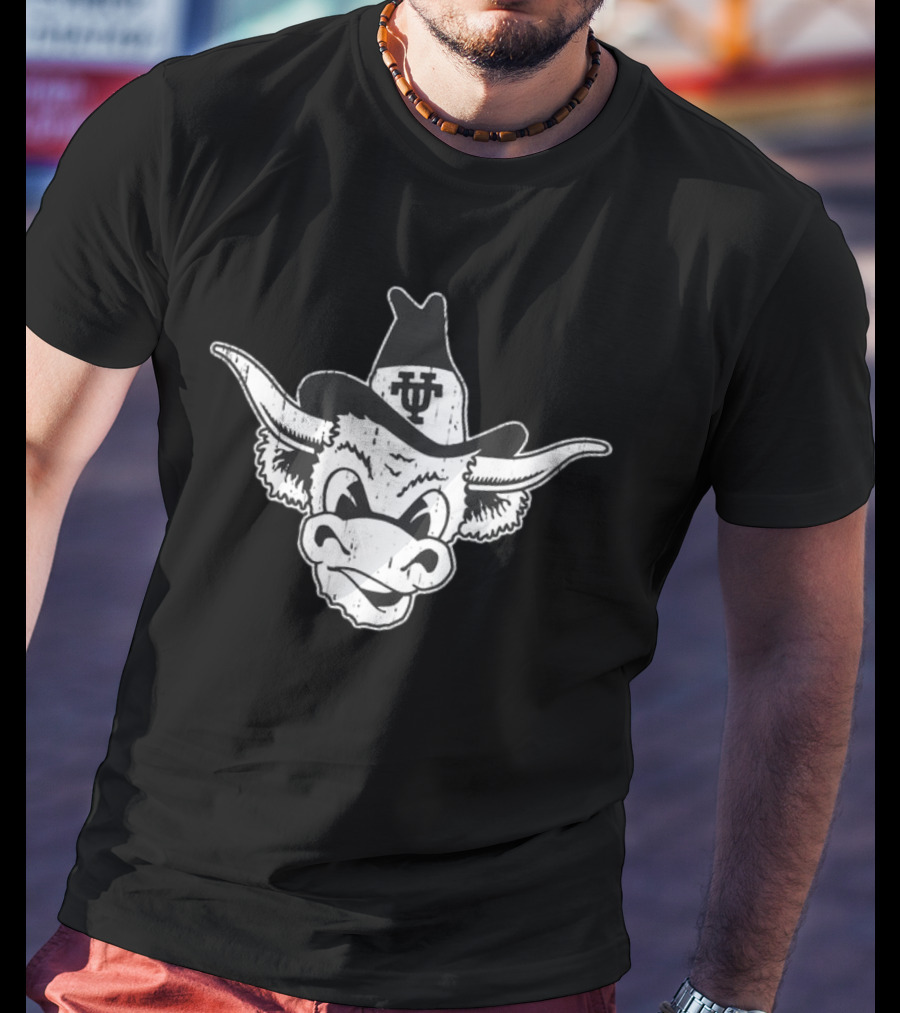 Comfort Wash Texas Orange Vintage Longhorns UT Cowpoke T-Shirt