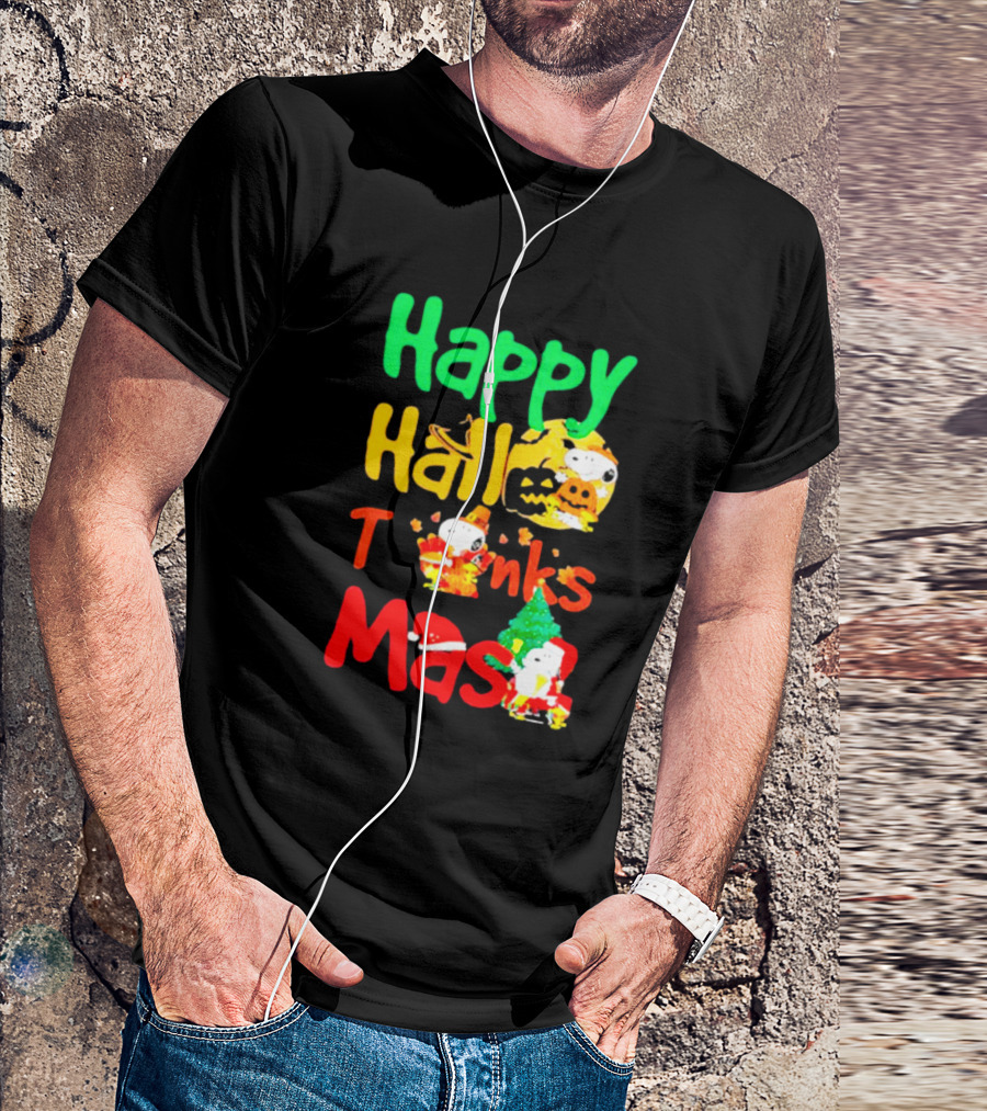 Happy Hallo Thanks Mas Snoopy Holiday T-Shirt