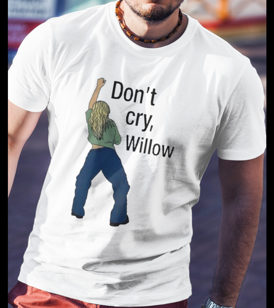 Don't Cry Willow Woman Dancing Back View T-Shirt