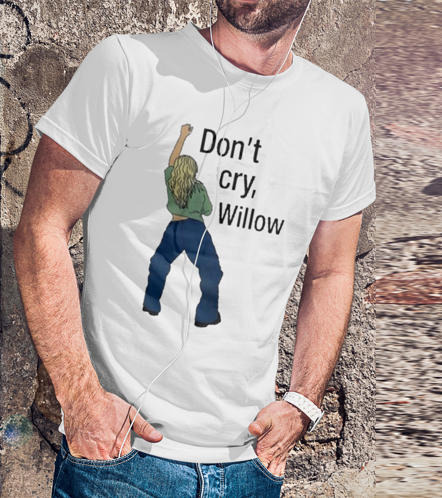 Don't Cry Willow Woman Dancing Back View T-Shirt