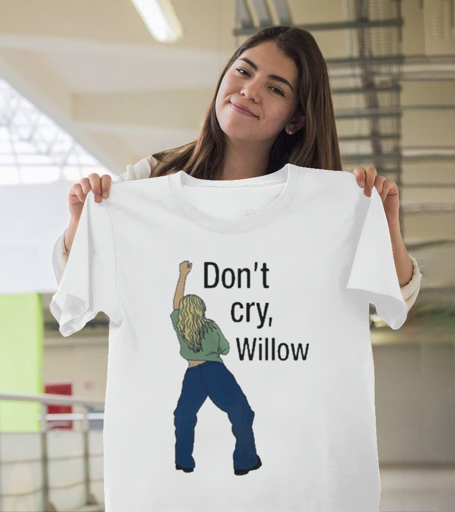 Don't Cry Willow Woman Dancing Back View T-Shirt