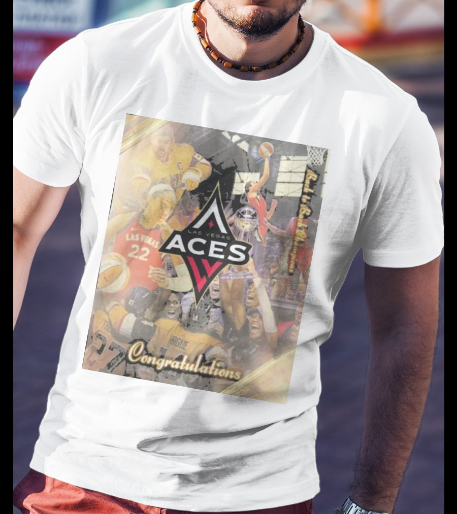 Las Vegas Aces Congratulations Raise The Stakes Basketball T-Shirt