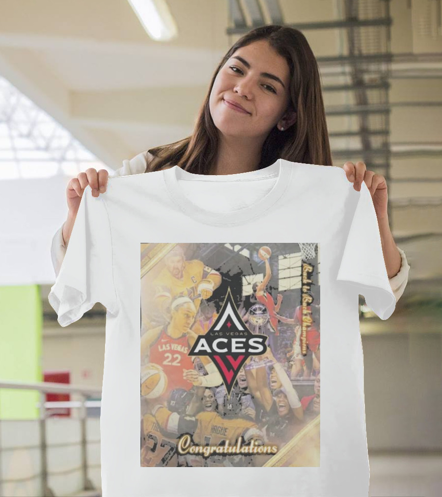 Las Vegas Aces Congratulations Raise The Stakes Basketball T-Shirt