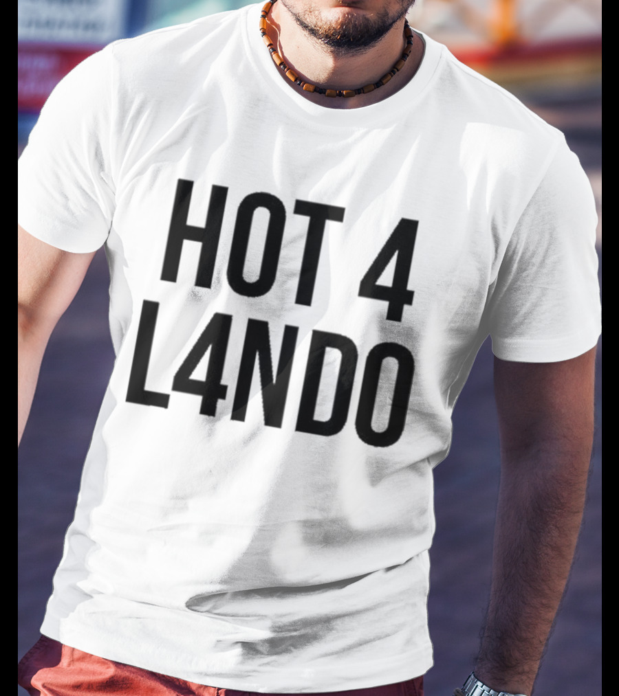 LN4 Hot Number 4 Norris Lando T-Shirt
