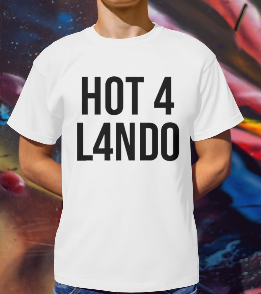 LN4 Hot Number 4 Norris Lando T-Shirt