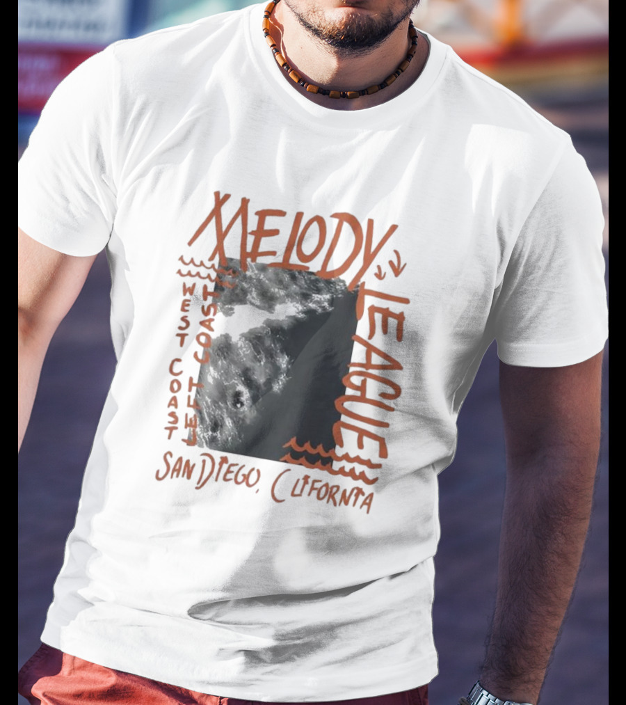 San Diego California Melody League West Coast Left Coast T-Shirt