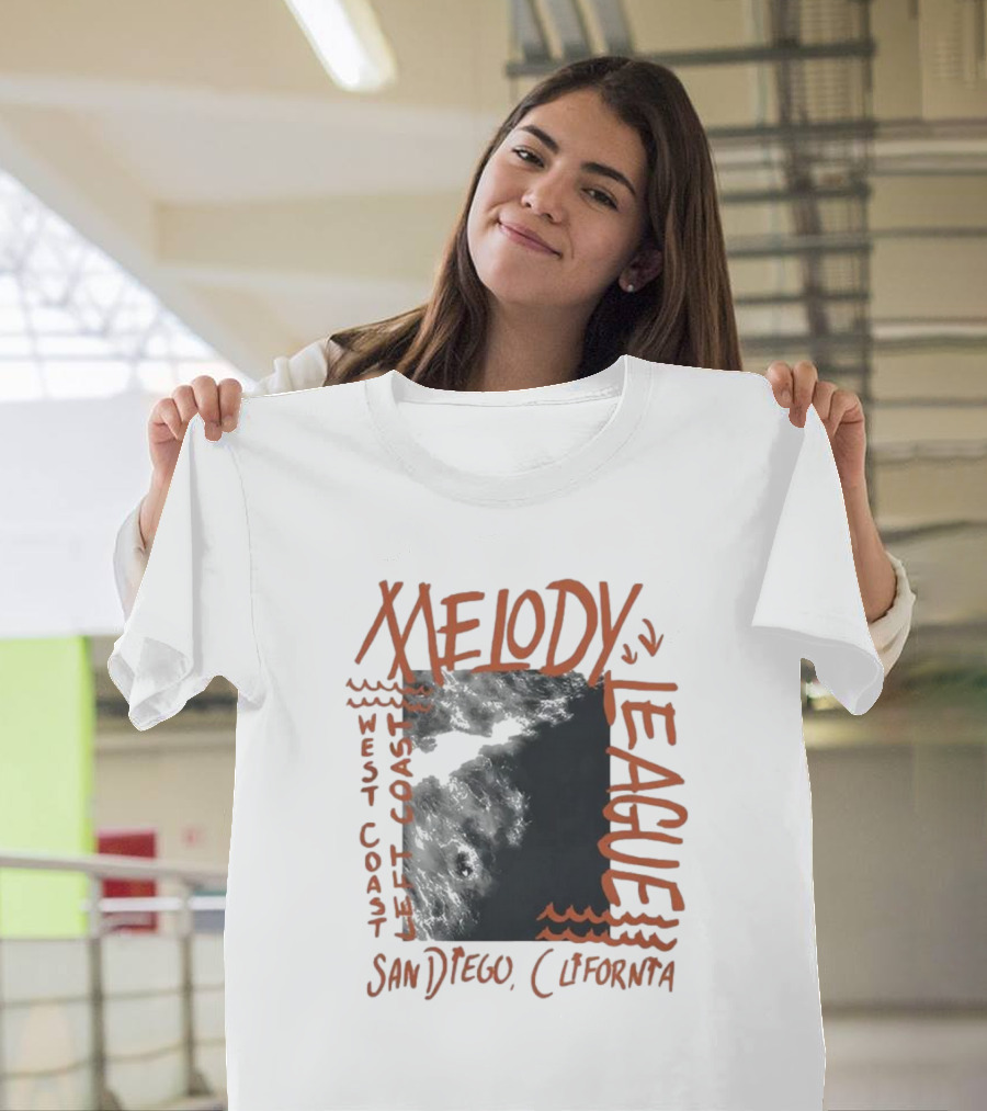 San Diego California Melody League West Coast Left Coast T-Shirt