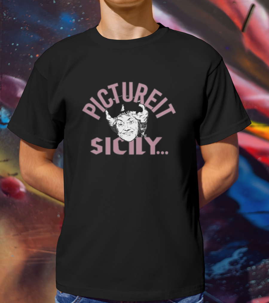 Picture It Sicily The Golden Girls Sophia Face T-Shirt